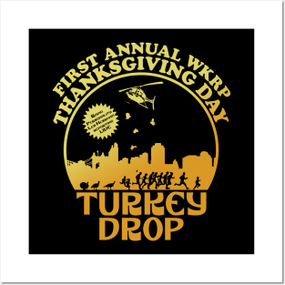 wkrp turkey drop Posters and Art